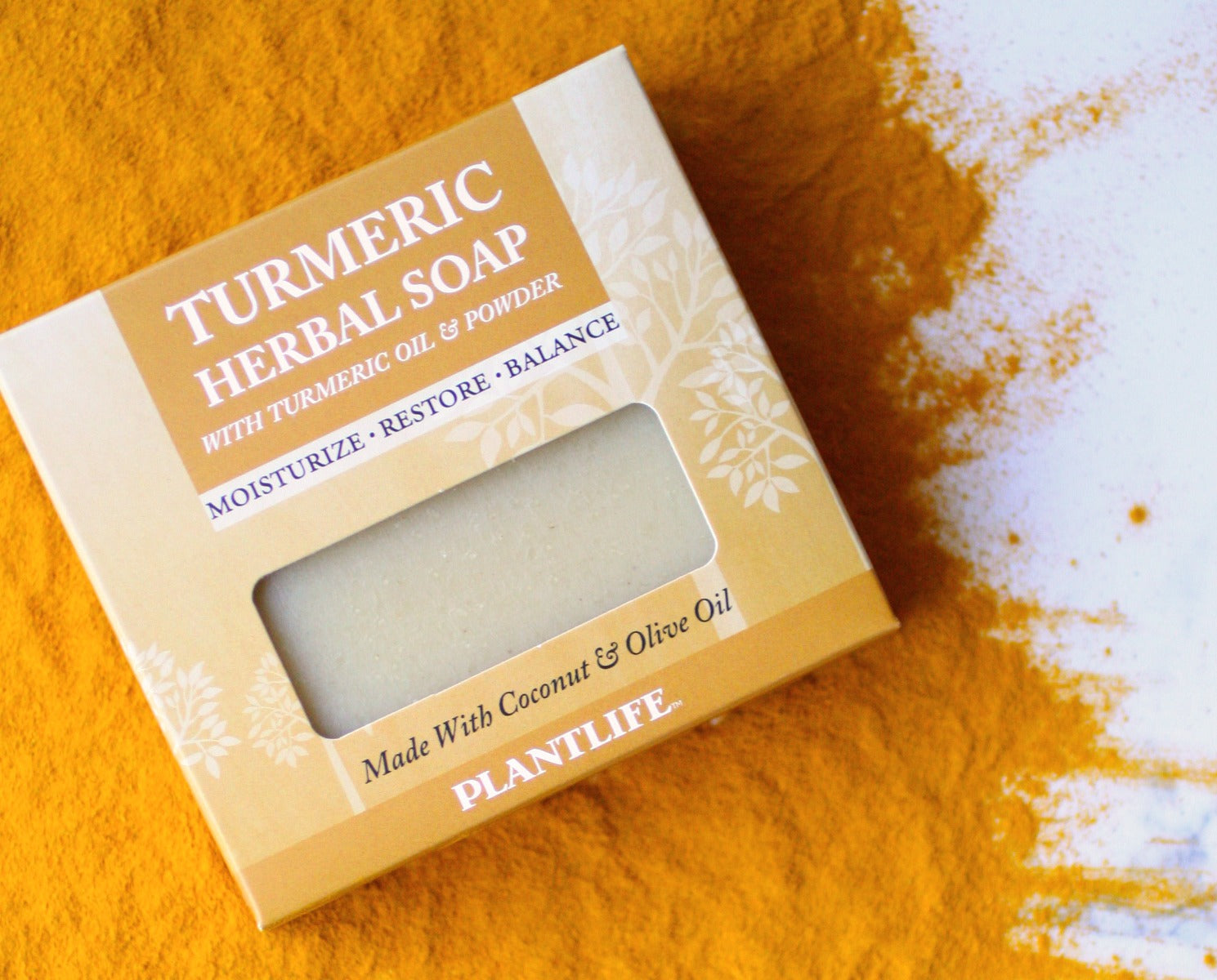 Turmeric Herbal Bar Soap - Plantlife - Little Red General Store