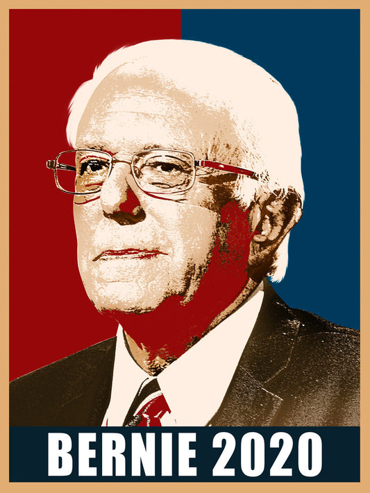 Bernie Sanders Poster 2020 Wall Art Print (18"x24") - PostersRUs.com - Little Red General Store