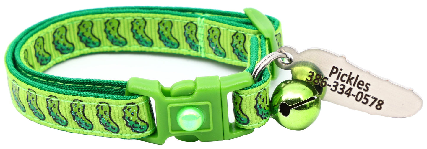 Pickles Breakaway Cat Collar - Pugs2Persians - Little Red General Store