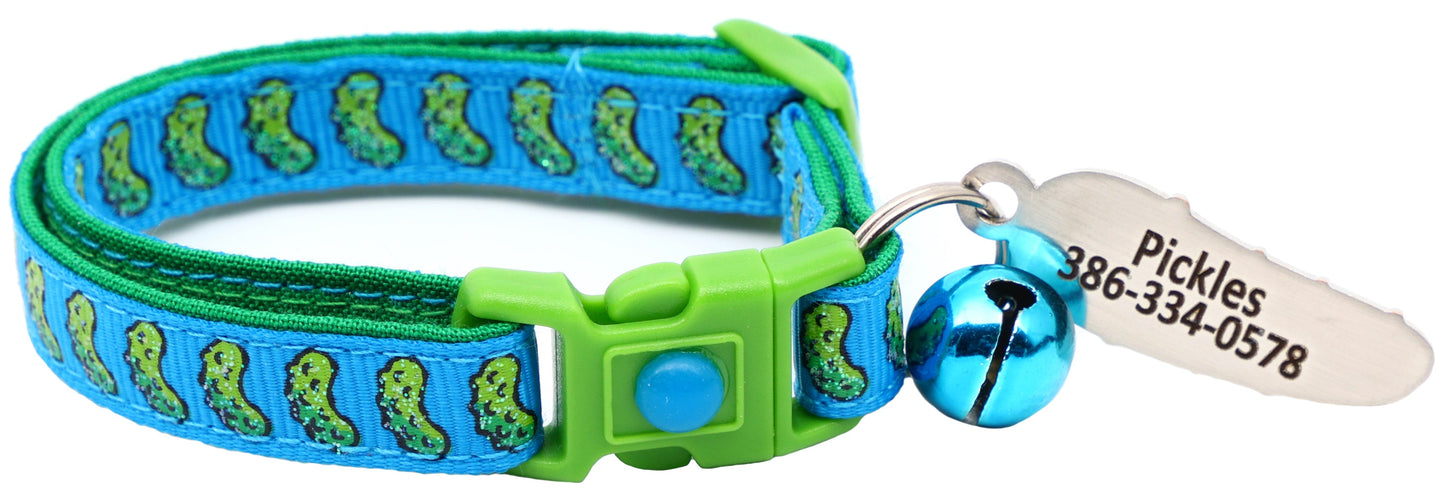 Pickles Breakaway Cat Collar - Pugs2Persians - Little Red General Store