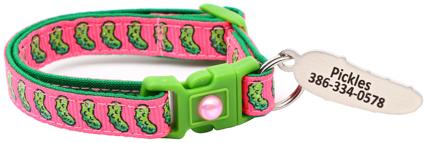 Pickles Breakaway Cat Collar - Pugs2Persians - Little Red General Store