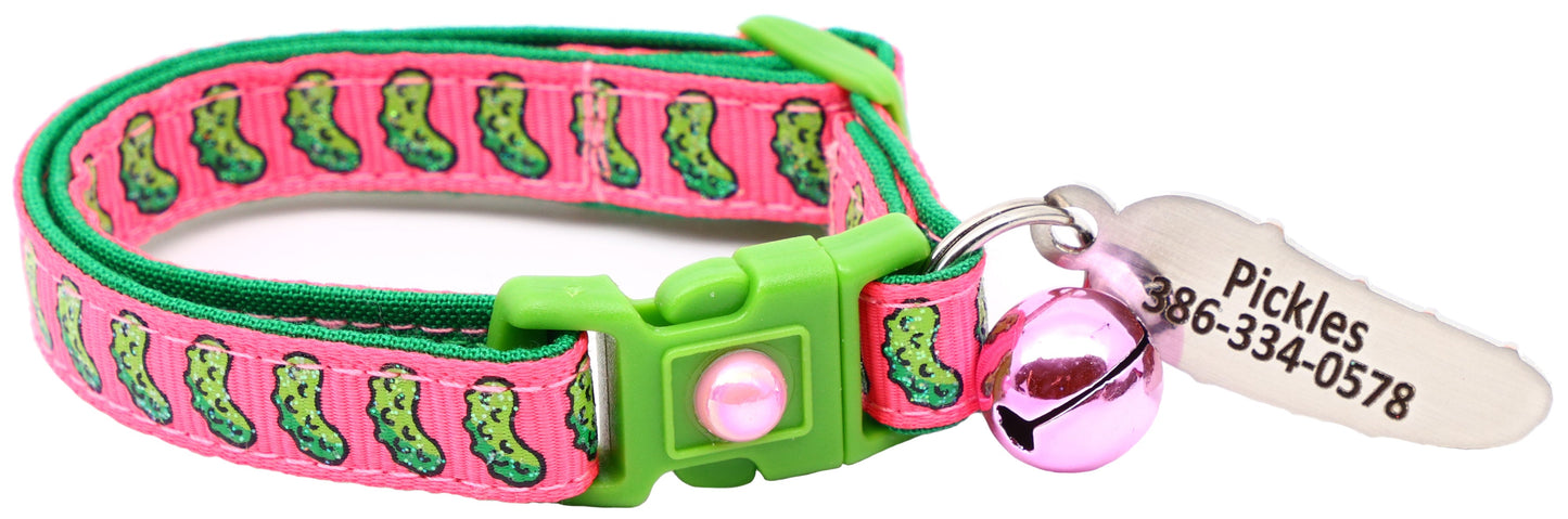 Pickles Breakaway Cat Collar - Pugs2Persians - Little Red General Store