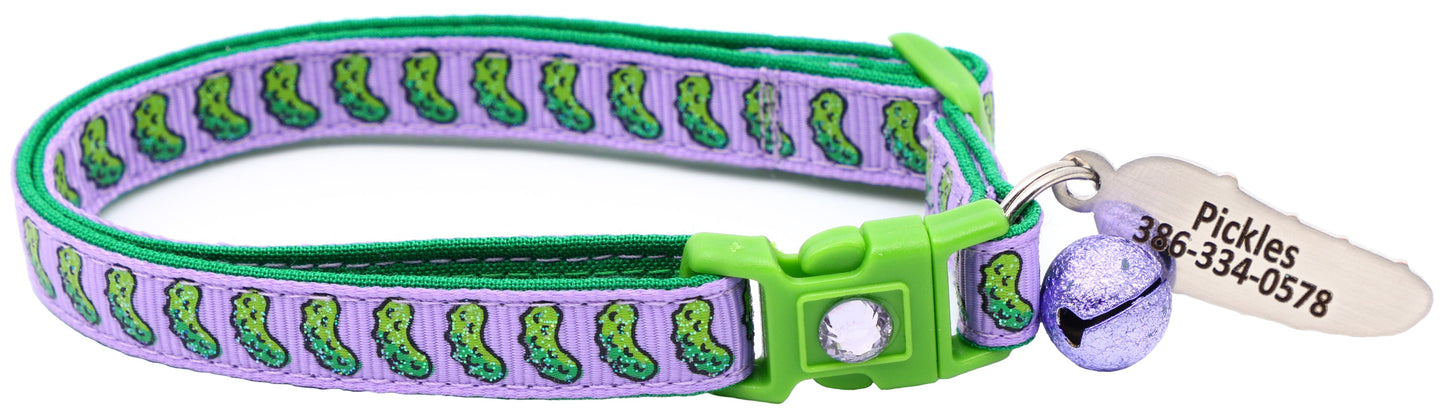 Pickles Breakaway Cat Collar - Pugs2Persians - Little Red General Store