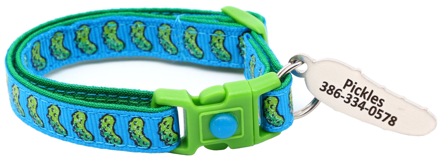 Pickles Breakaway Cat Collar - Pugs2Persians - Little Red General Store