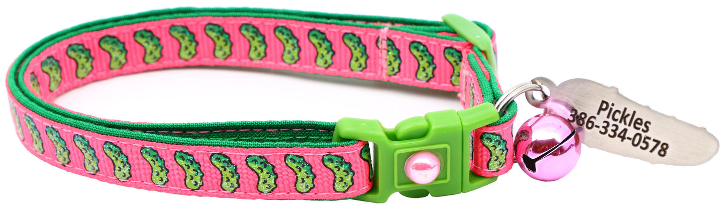 Pickles Breakaway Cat Collar - Pugs2Persians - Little Red General Store