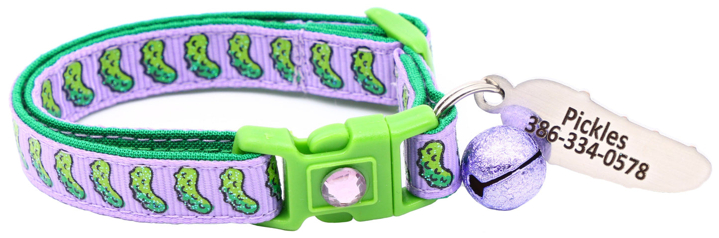 Pickles Breakaway Cat Collar - Pugs2Persians - Little Red General Store
