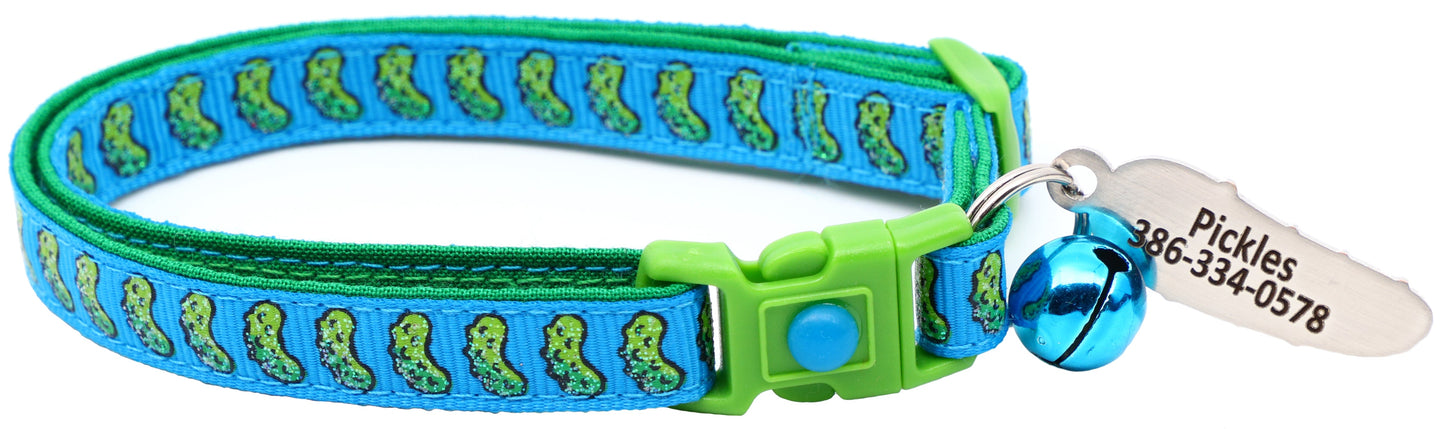 Pickles Breakaway Cat Collar - Pugs2Persians - Little Red General Store