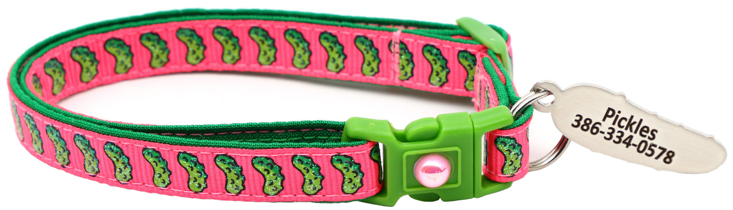 Pickles Breakaway Cat Collar - Pugs2Persians - Little Red General Store