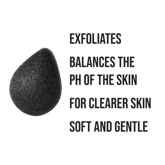 Pursonic Natural Bamboo Charcoal Konjac Sponge 10 - Pack - Pursonic - Little Red General Store