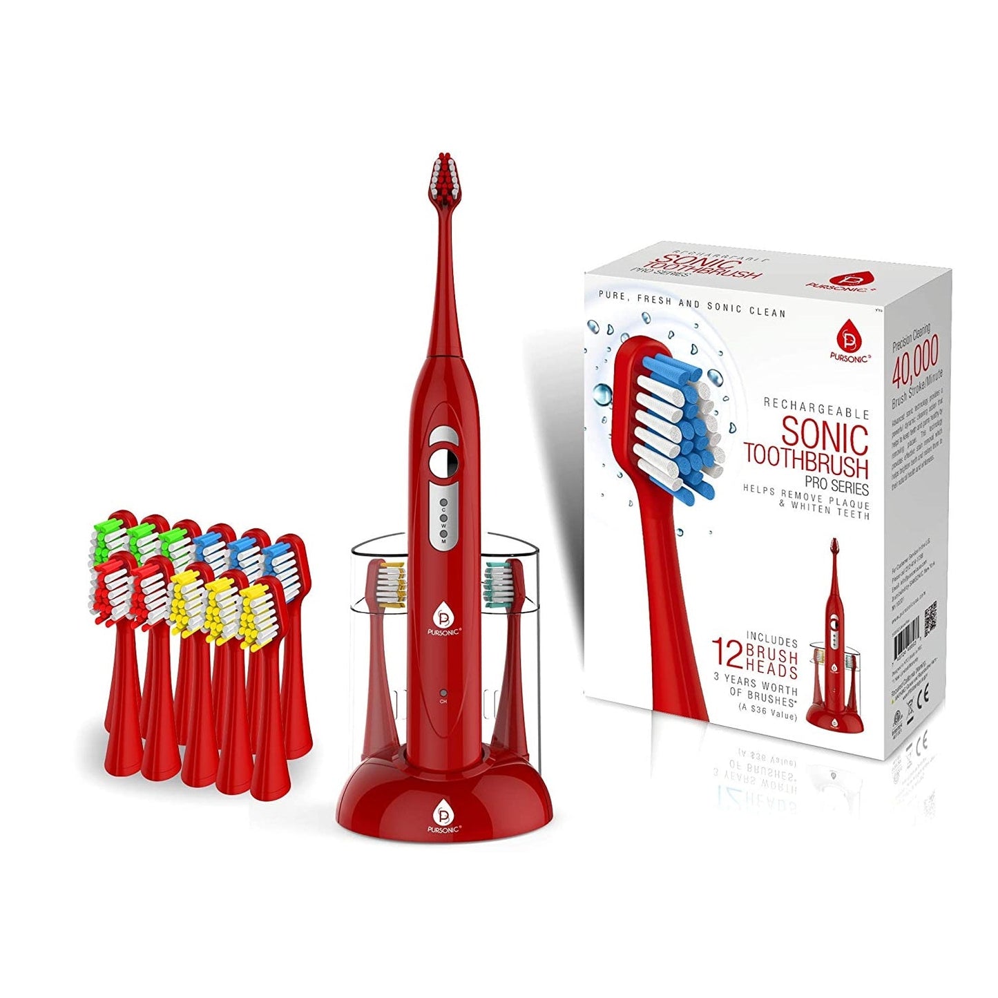 SPM Electric movement Rechargeable Electric Toothbrush - Pursonic - Little Red General Store
