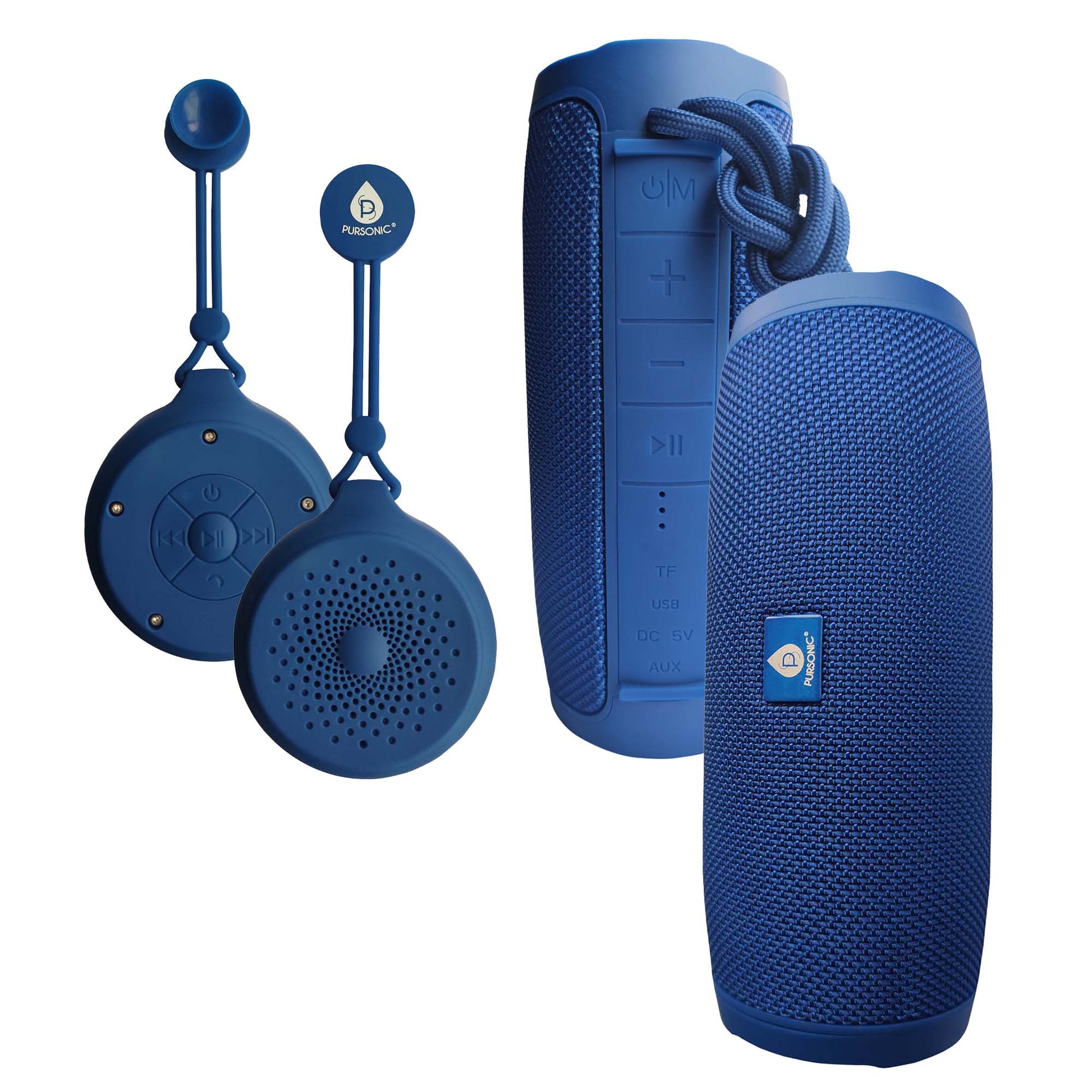Pursonic Peak Wireless Speaker & Pursonic Waterproof Wireless Speaker Bundle – 360° Hi - Res Sound Anywhere, Anytime - Pursonic - Little Red General Store