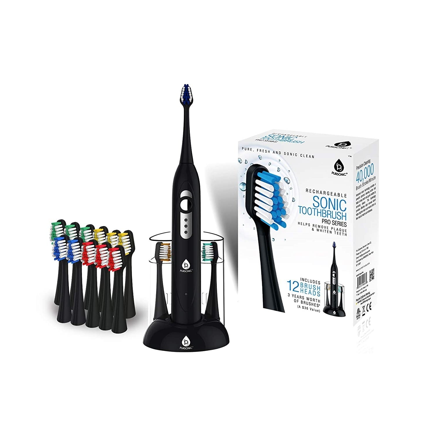 SPM Electric movement Rechargeable Electric Toothbrush - Pursonic - Little Red General Store