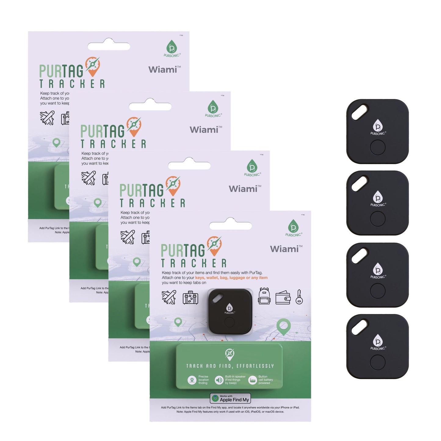 2 Purtag Trackers - Ultimate Solution for Keeping Tabs on Your Belongings - Pursonic - Little Red General Store