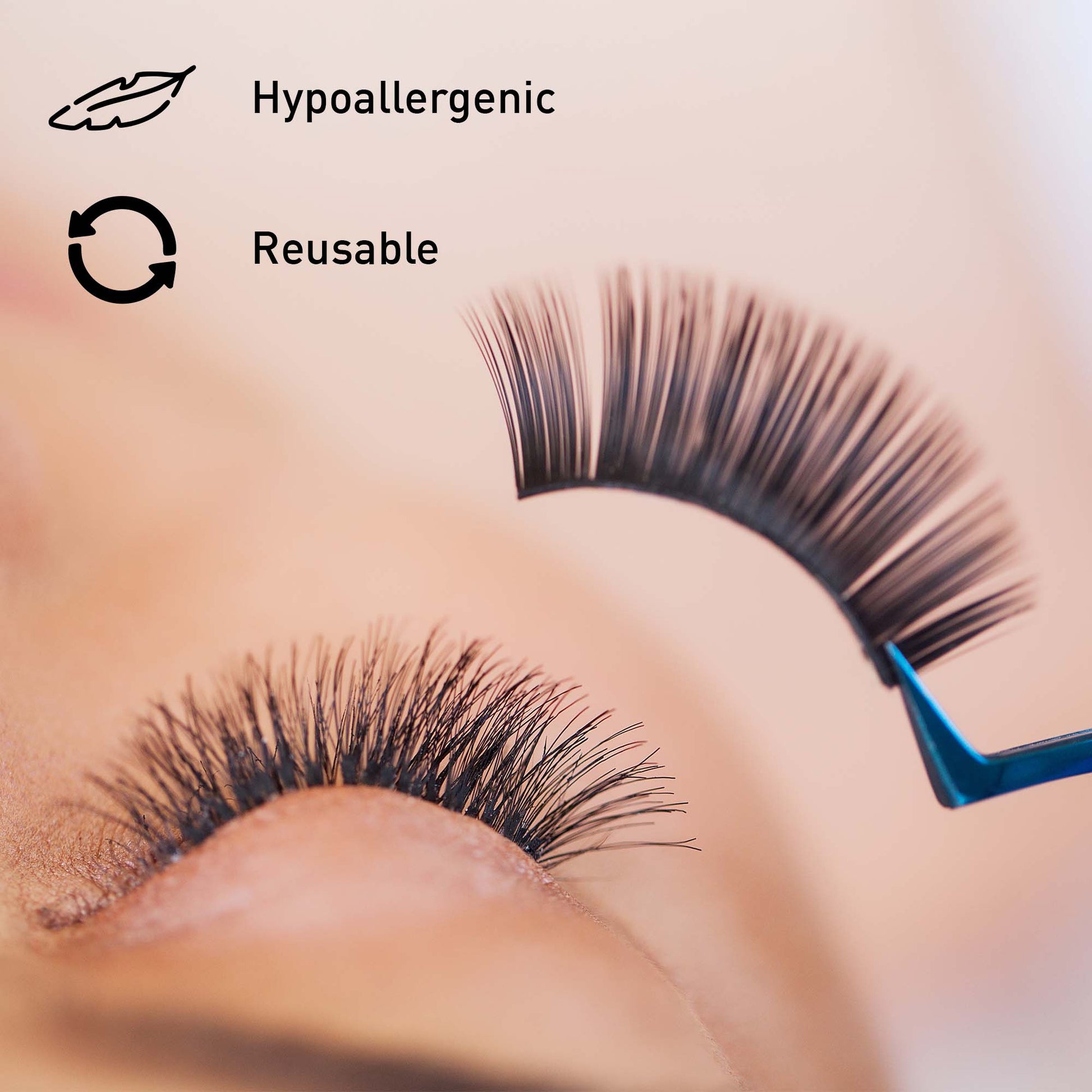 Faux Mink Style False Eyelashes Extensions - Pursonic - Little Red General Store