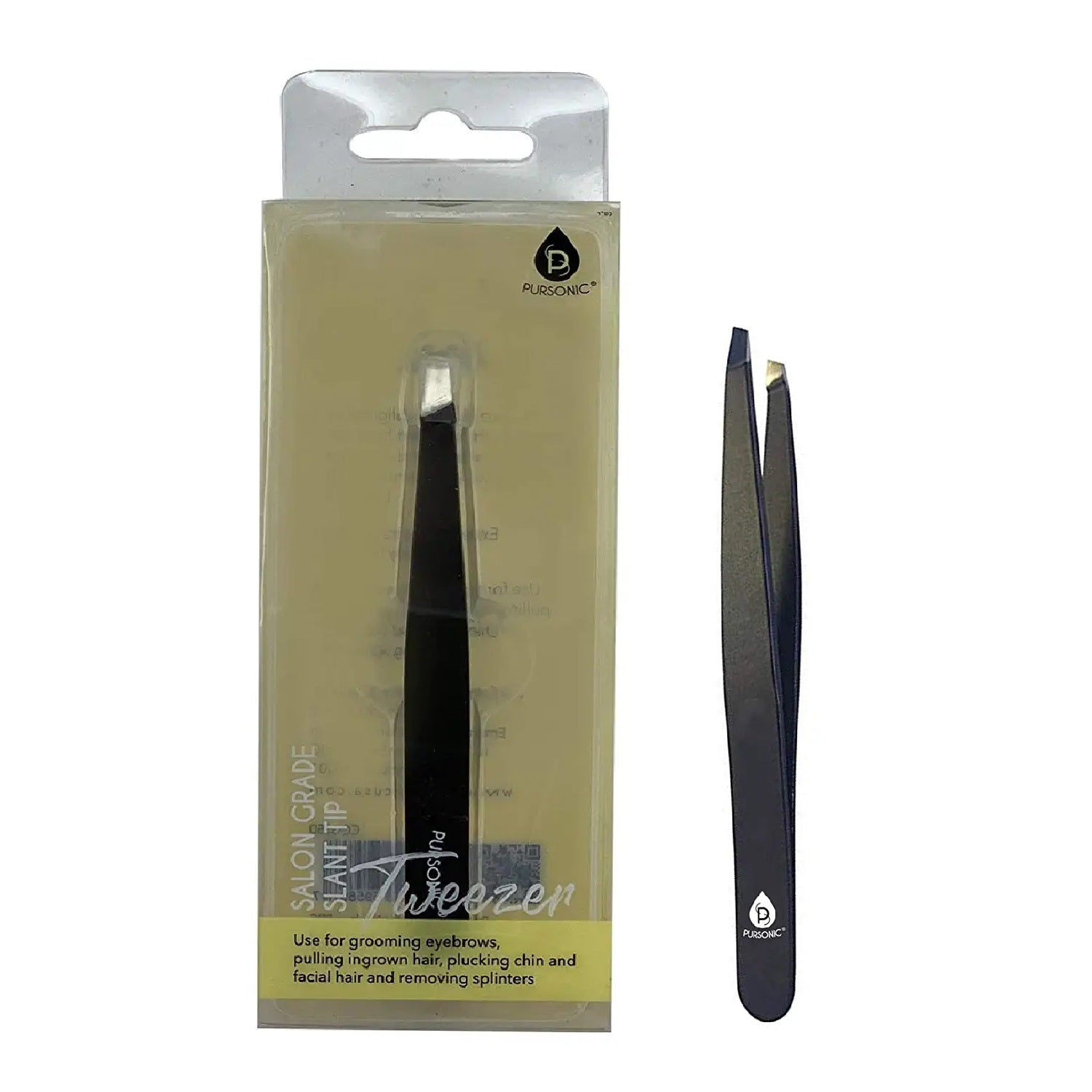 Salon Grade Slant Tip Tweezer - Pursonic - Little Red General Store
