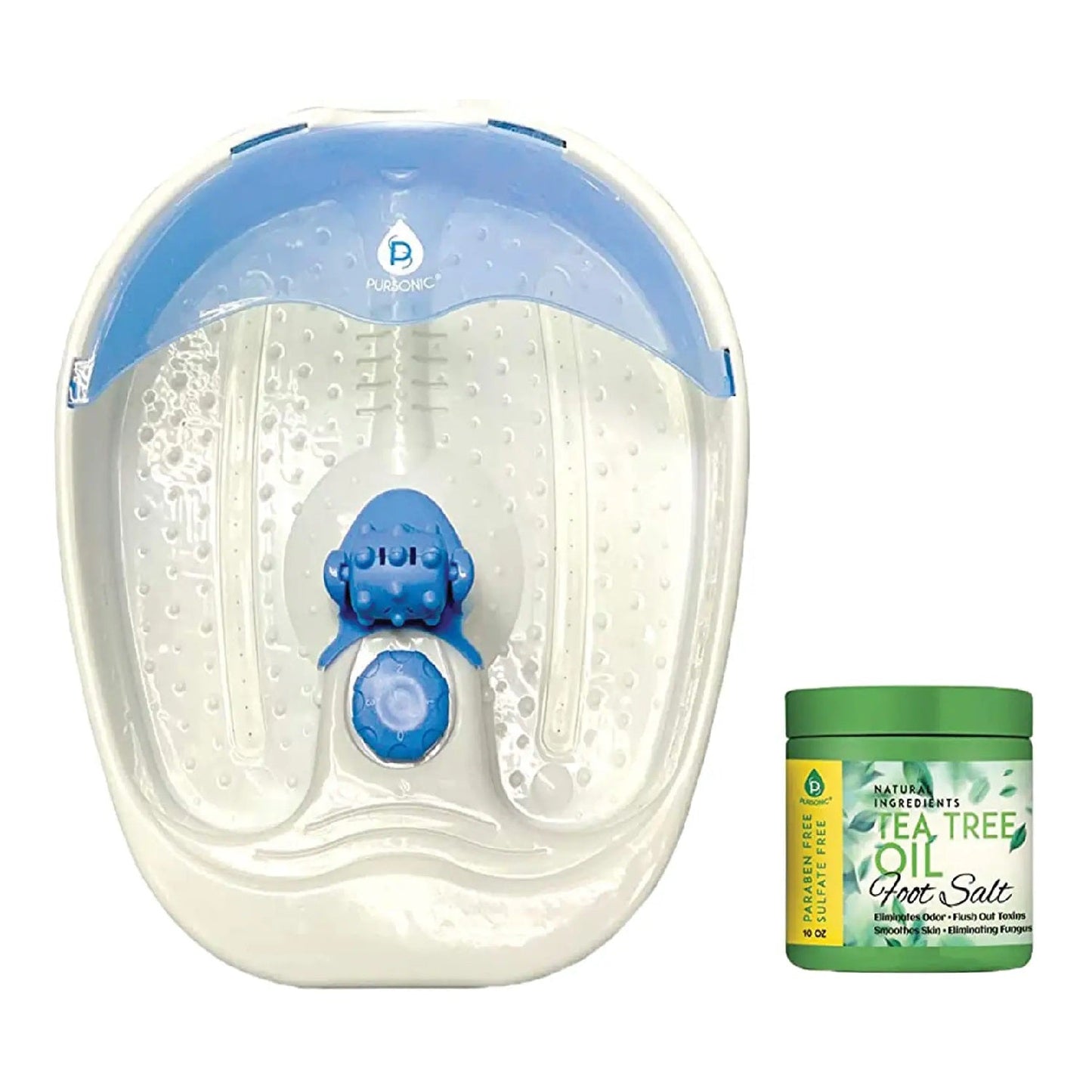 Foot Spa Massager with Tea Tree Oil Foot Salt Scrub (Warming Function) - Pursonic - Little Red General Store
