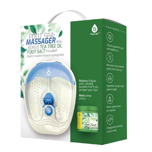 Foot Spa Massager with Tea Tree Oil Foot Salt Scrub (Warming Function) - Pursonic - Little Red General Store