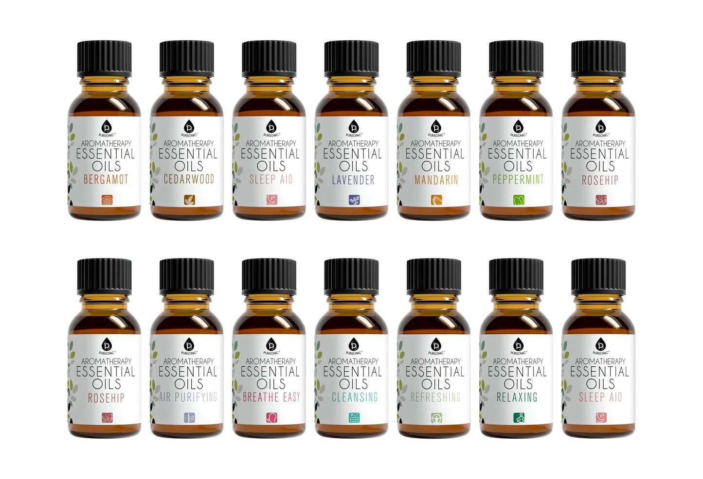 Aromatherapy Essential Oils 14 - Pack Gift Set - Pursonic - Little Red General Store