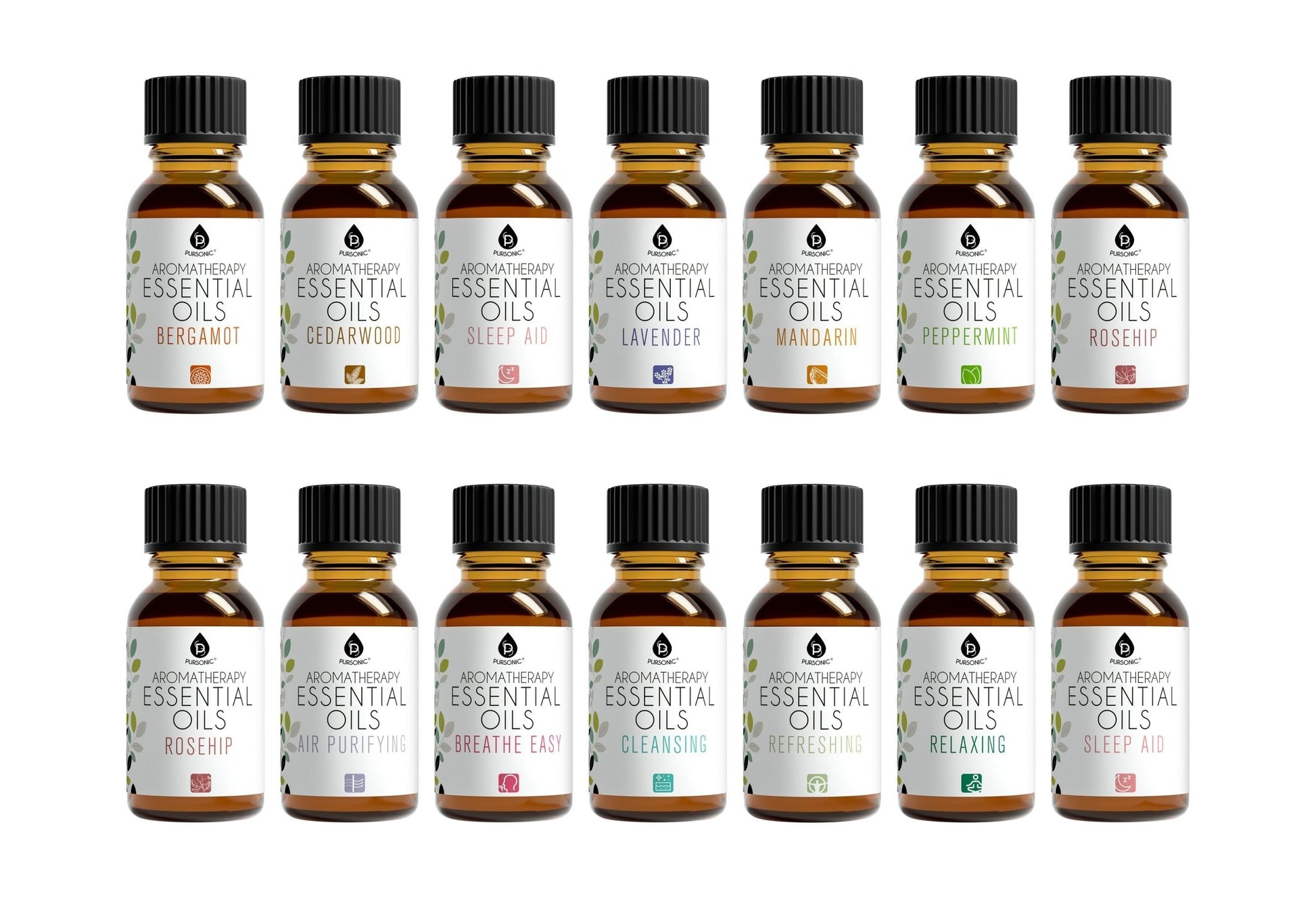 Aromatherapy Essential Oils 14 - Pack Gift Set - Pursonic - Little Red General Store