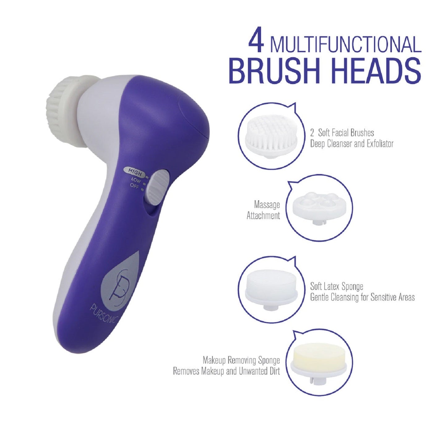 Advanced Facial Cleansing Brush - Pursonic - Little Red General Store