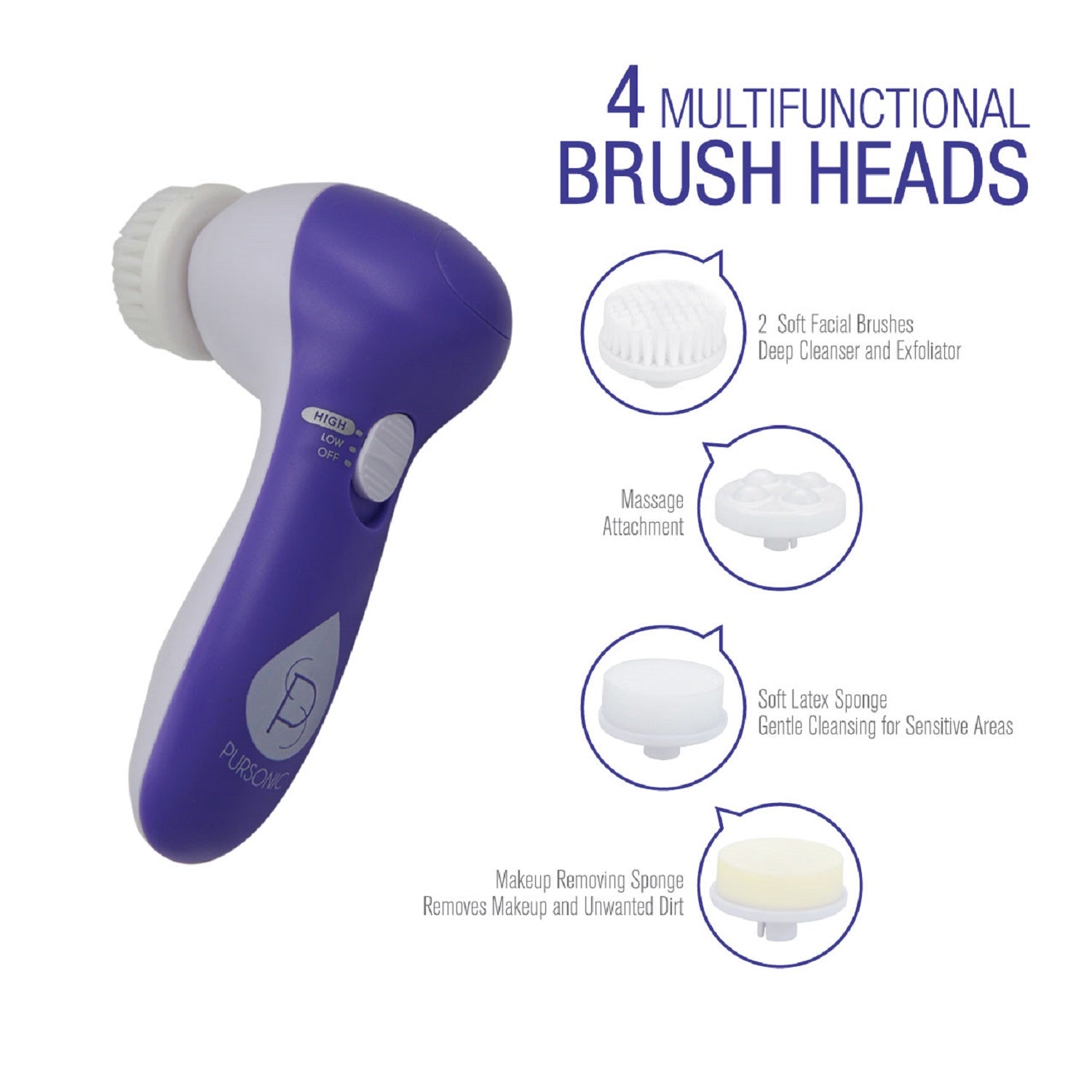 Advanced Facial Cleansing Brush - Pursonic - Little Red General Store
