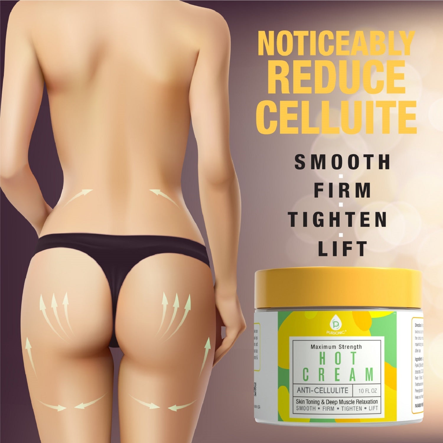 Anti Cellulite & Muscle Relaxation Hot Cream - Pursonic - Little Red General Store