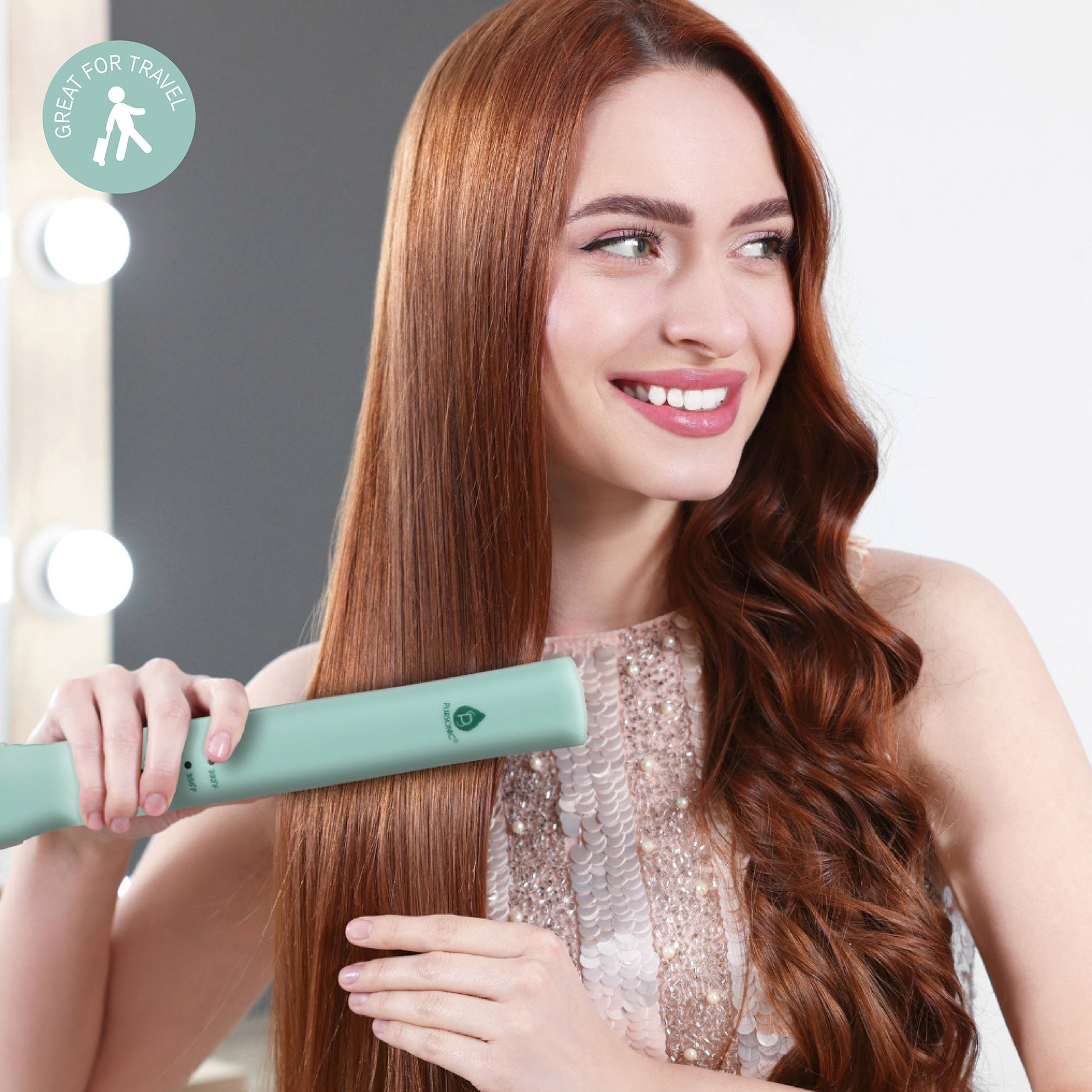 USB Rechargeable Cordless Hair Straightener - Pursonic - Little Red General Store