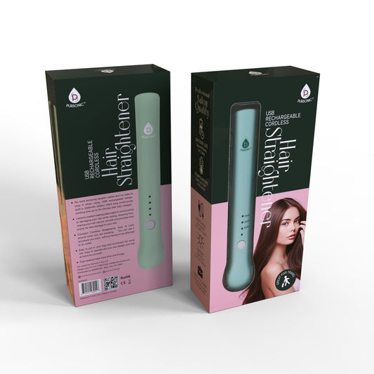 USB Rechargeable Cordless Hair Straightener - Pursonic - Little Red General Store