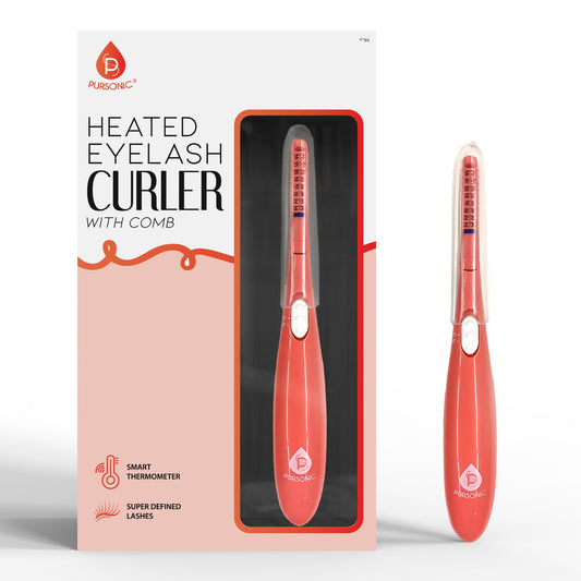 Heated Eyelash Curler With Comb, Provides Long Lasting Curl In Seconds - Pursonic - Little Red General Store