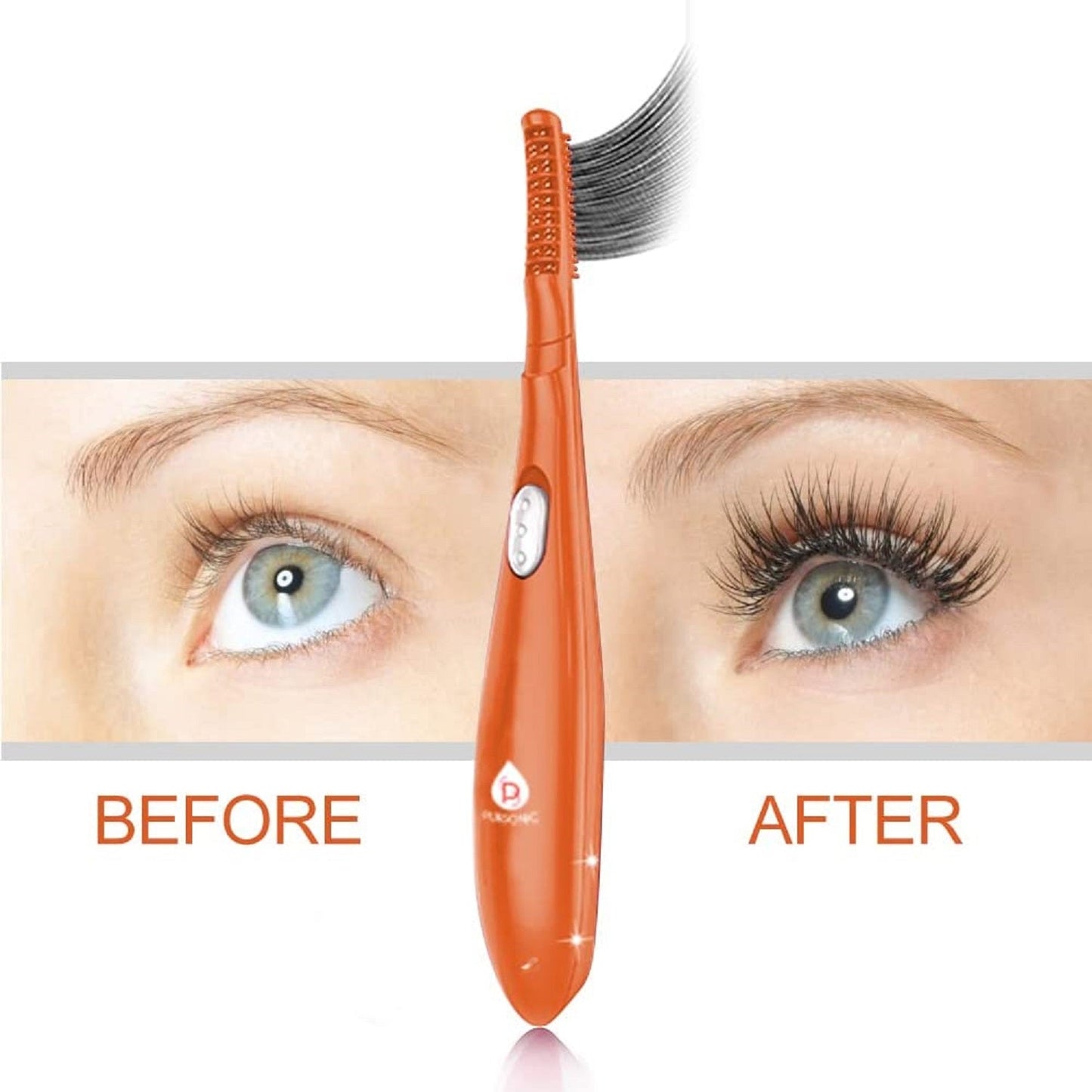 Heated Eyelash Curler With Comb, Provides Long Lasting Curl In Seconds - Pursonic - Little Red General Store