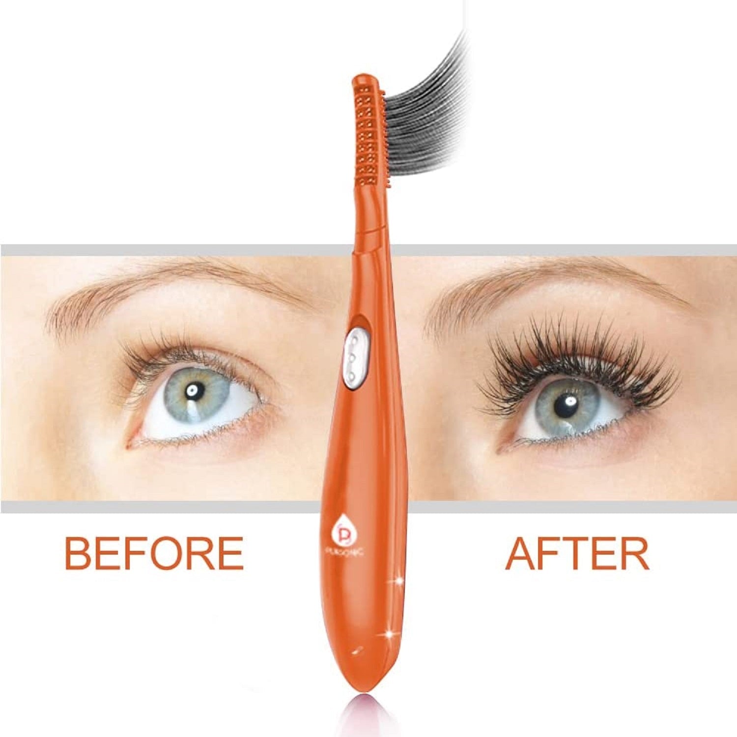 Heated Eyelash Curler With Comb, Provides Long Lasting Curl In Seconds - Pursonic - Little Red General Store