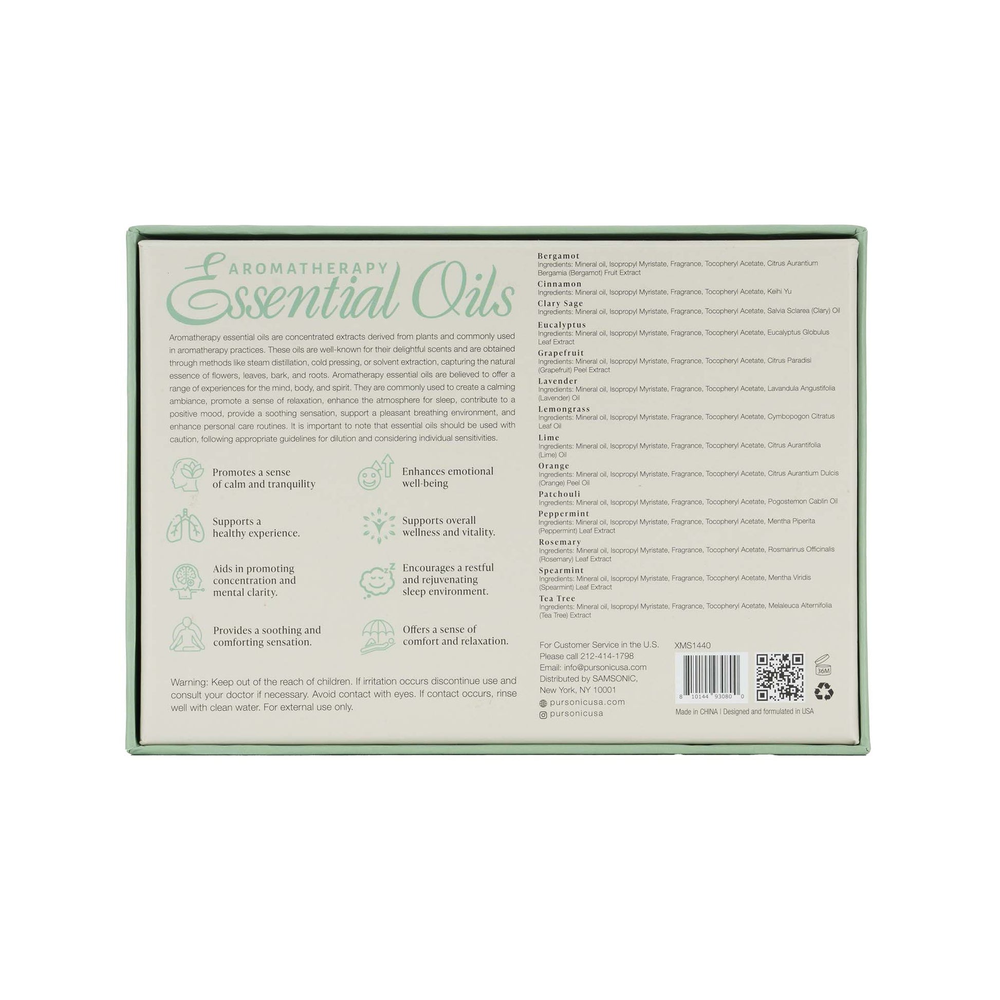 Seasonal Scents Christmas Essential Oils Collection - Pursonic - Little Red General Store