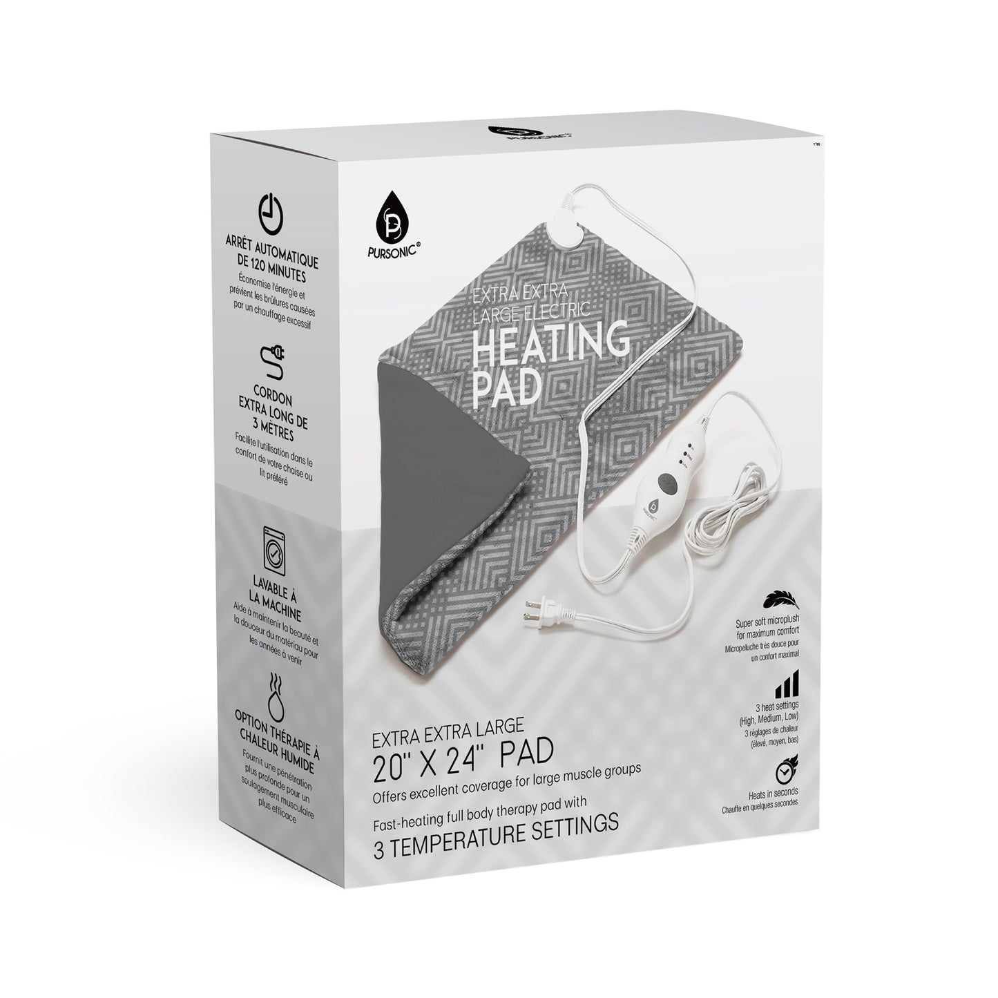 Extra Extra Large Electric Heating Pad - Pursonic - Little Red General Store