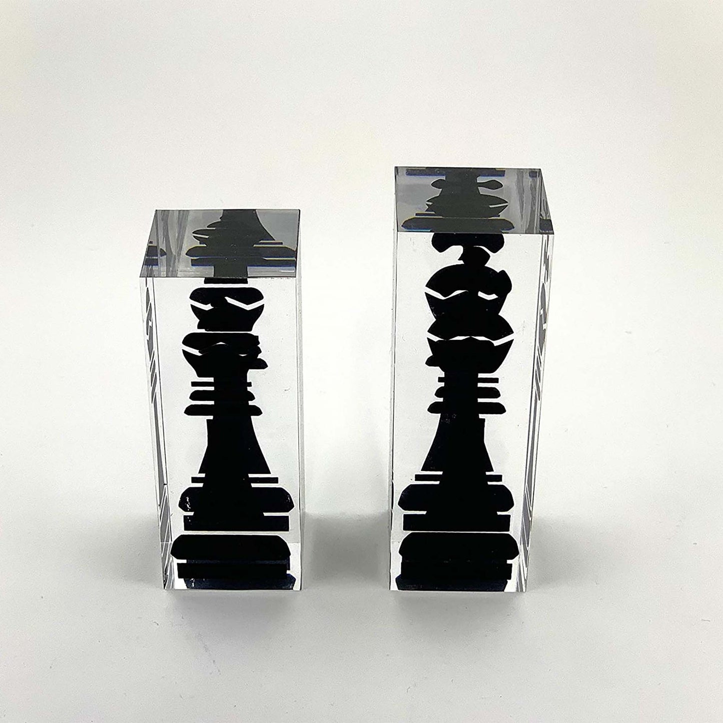 Infinity Lucite 17 - Inch Lucite Chess Set - Pursonic - Little Red General Store
