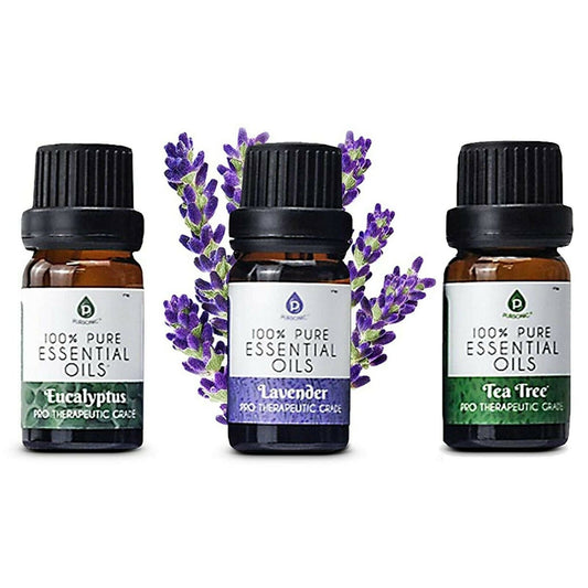 3 pack of 100% Pure Essential Oils (Eucalyptus, Lavender & Tea Tree) - Pursonic - Little Red General Store