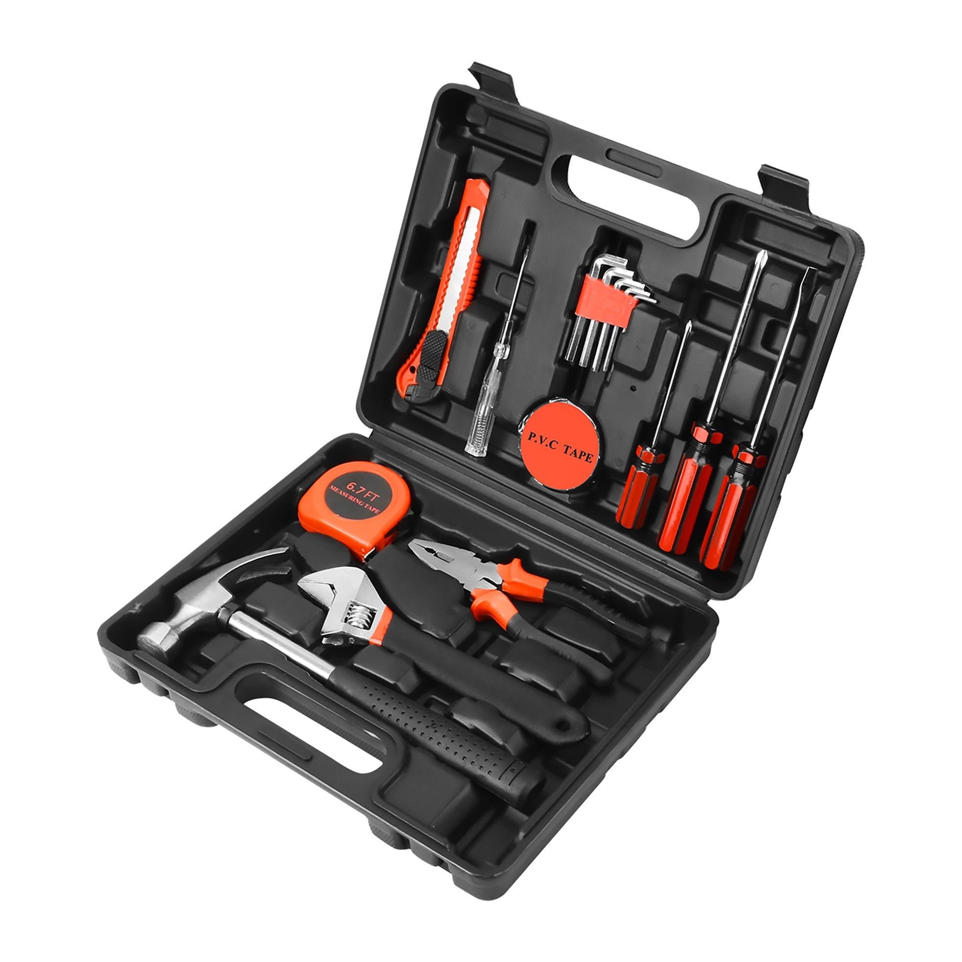 16 - Piece Household Handy Solutions Tool Kit - Pursonic - Little Red General Store