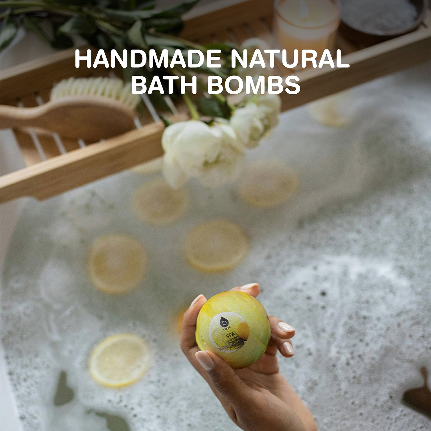 10 Pcs of Handmade, Natural and Organic Bath Bombs - Pursonic - Little Red General Store