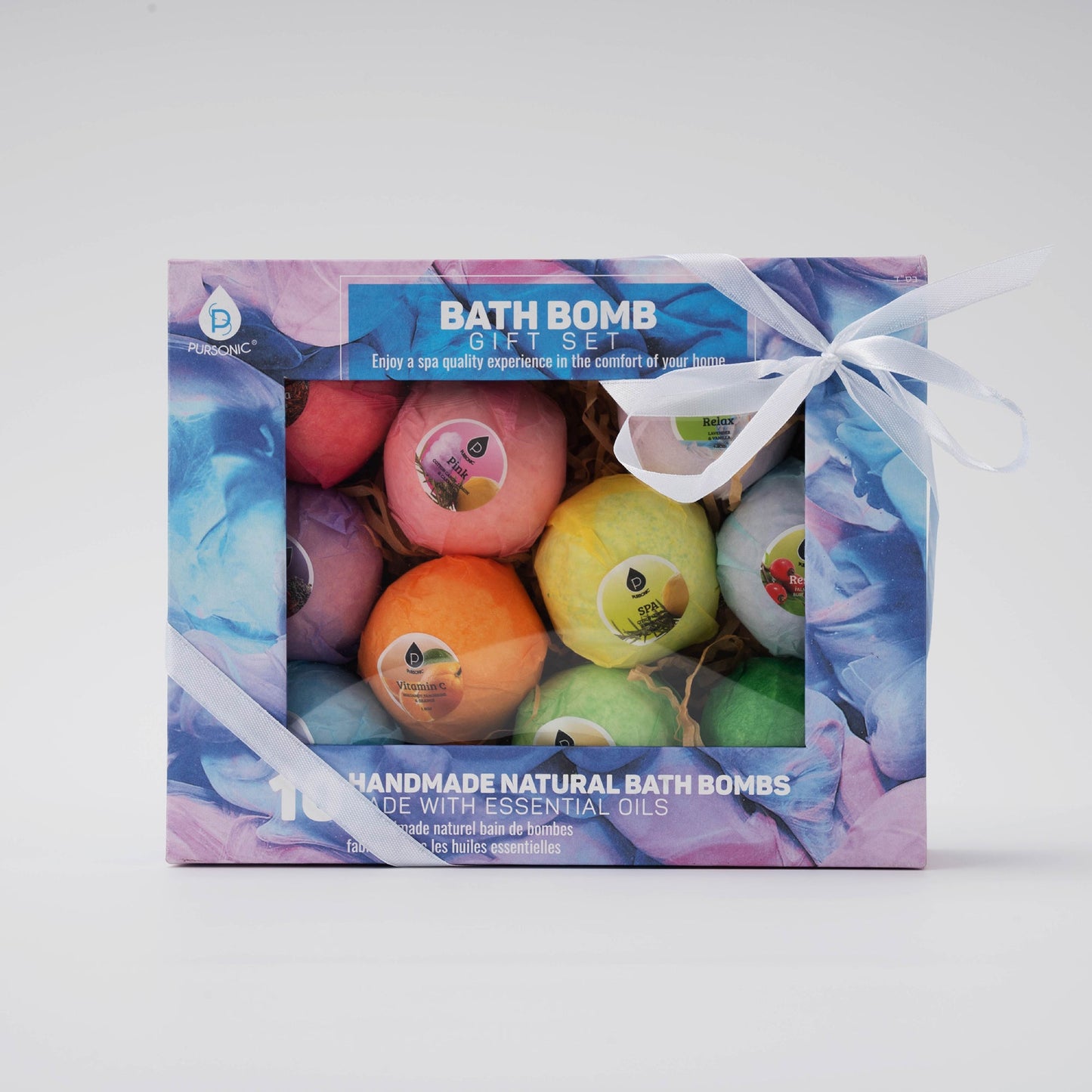 10 Pcs of Handmade, Natural and Organic Bath Bombs - Pursonic - Little Red General Store