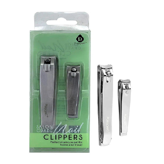 Salon Grade Premium 2 Pack Nail Clipper - Pursonic - Little Red General Store