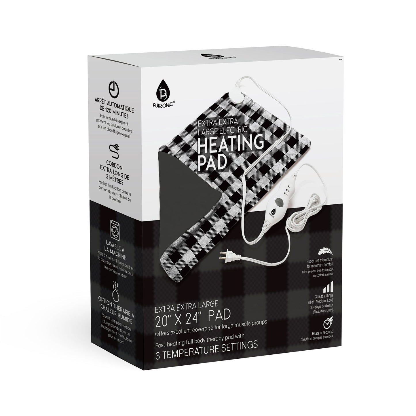 Extra Extra Large Electric Heating Pad - Pursonic - Little Red General Store