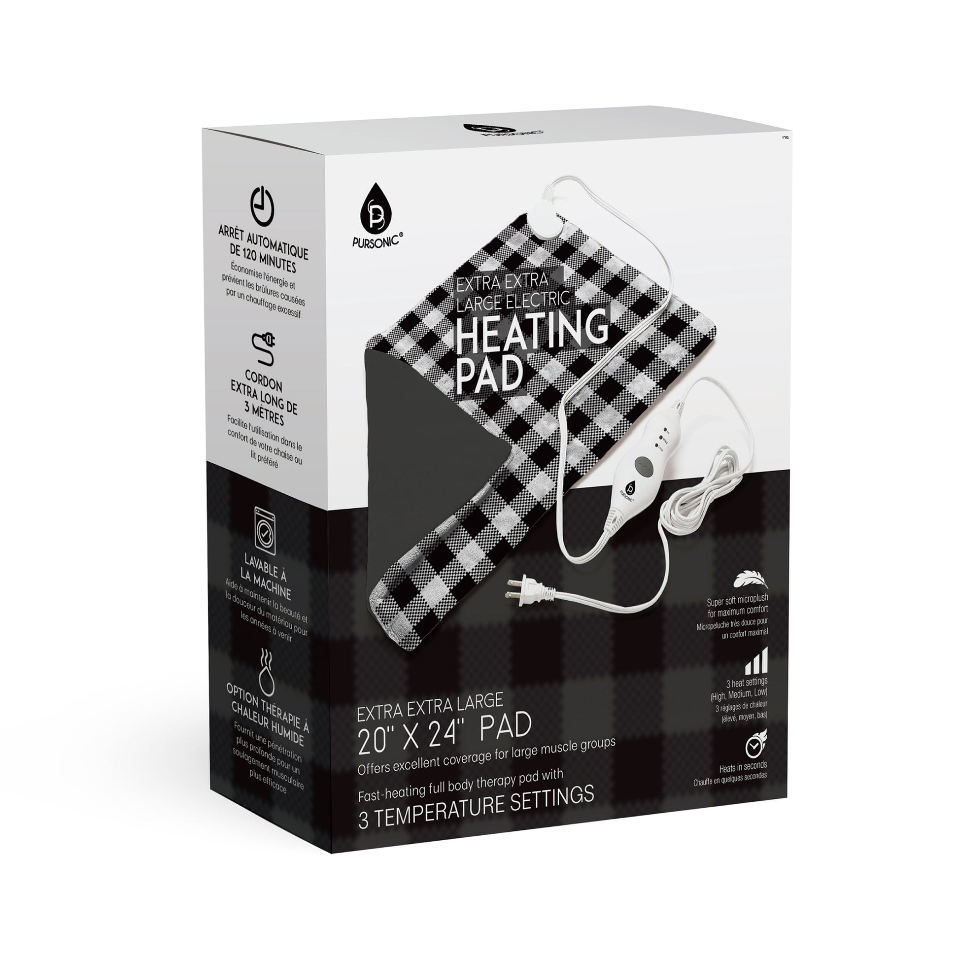 Extra Extra Large Electric Heating Pad - Pursonic - Little Red General Store