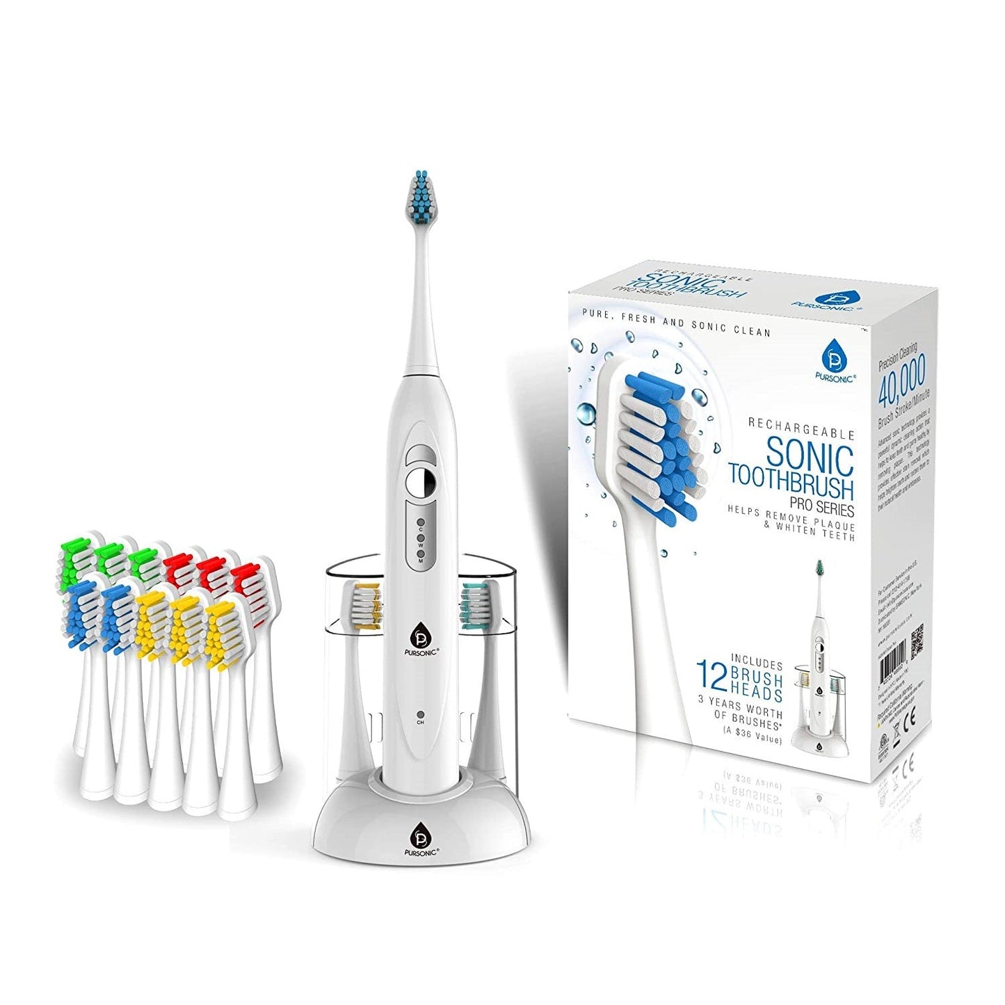SPM Electric movement Rechargeable Electric Toothbrush - Pursonic - Little Red General Store