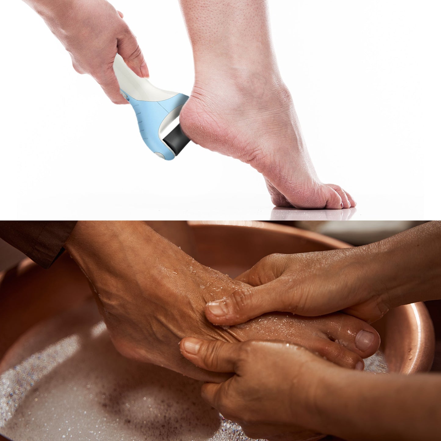 Pursonic Foot Care Bundle: Tea Tree Oil Foot Salt & Pedi Perfect Foot File - Pursonic - Little Red General Store