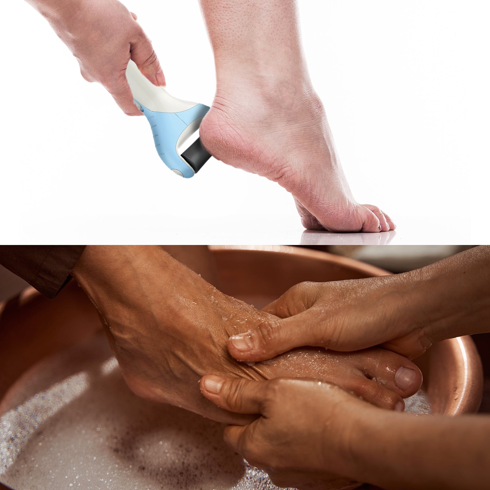 Pursonic Foot Care Bundle: Tea Tree Oil Foot Salt & Pedi Perfect Foot File - Pursonic - Little Red General Store