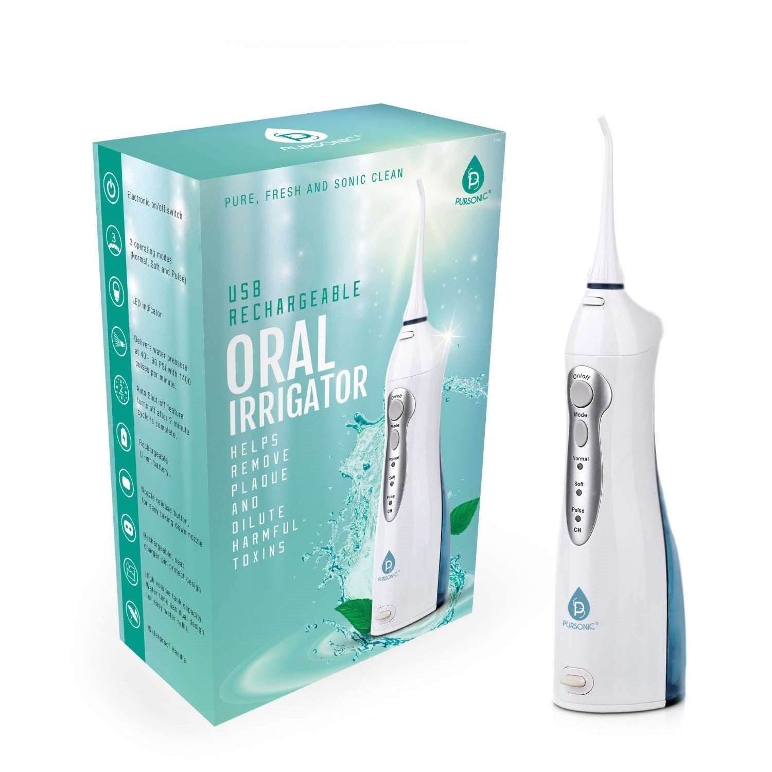 USB Rechargeable Oral Irrigator - Pursonic - Little Red General Store