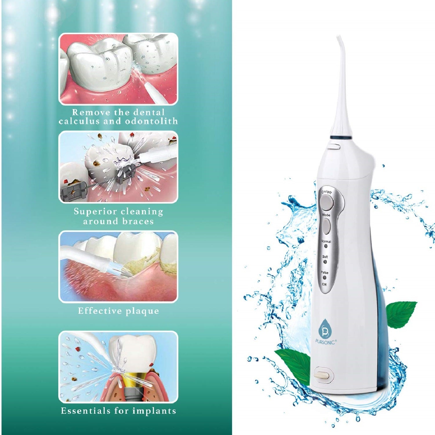 USB Rechargeable Oral Irrigator - Pursonic - Little Red General Store
