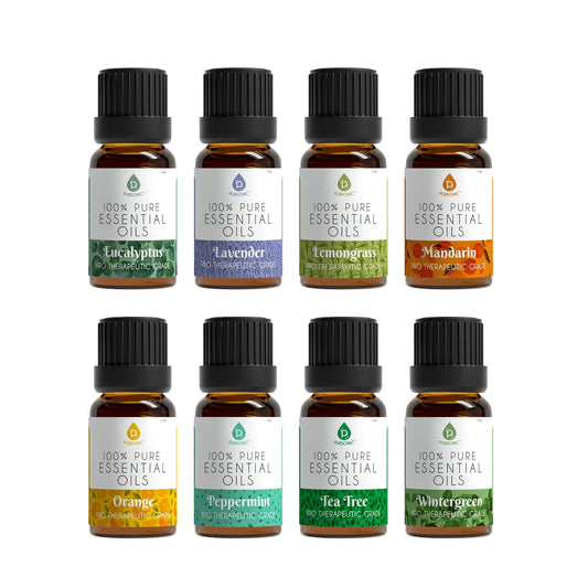 8 pack of 100% Pure Essential Aromatherapy Oils - Pursonic - Little Red General Store