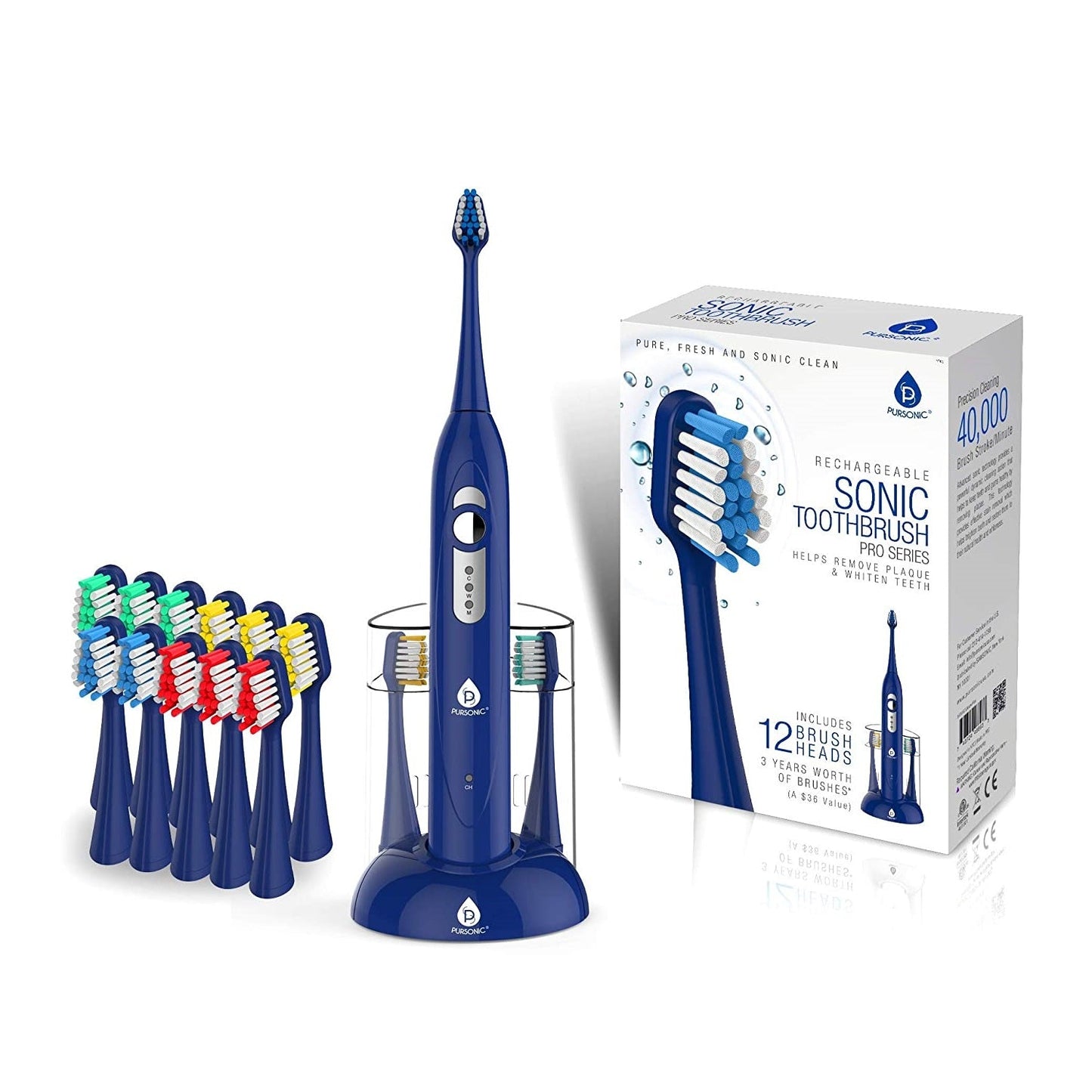 SPM Electric movement Rechargeable Electric Toothbrush - Pursonic - Little Red General Store