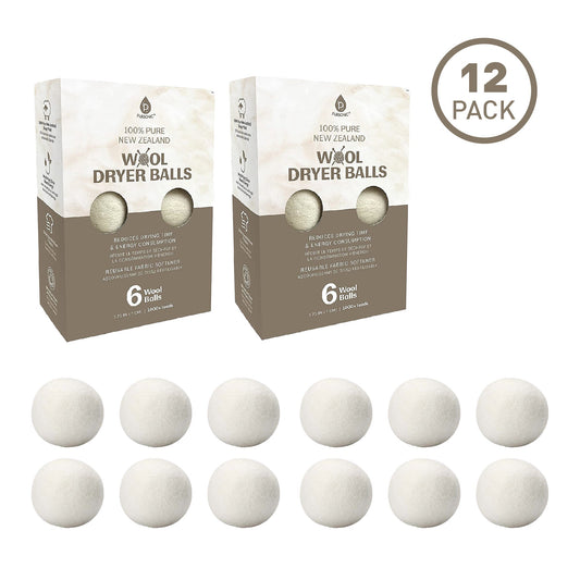 Pursonic 100% Pure New Zealand Wool Dryer Balls - 12 Pack - Pursonic - Little Red General Store