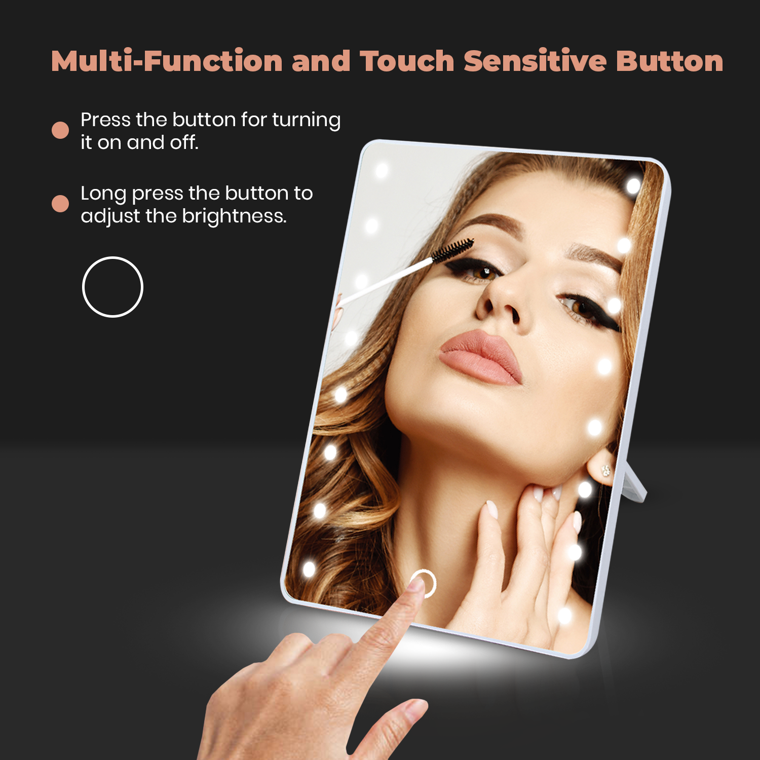 Smart Mirror Touchscreen Makeup Vanity - Pursonic - Little Red General Store